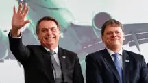 O governador de SP, Tarcísio de Freitas, e o ex-presidente Jair Bolsonaro | Foto: Alan Santos/Arquivo/Secom