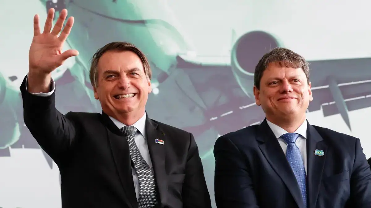 Tarcísio de Freitas e Bolsonaro