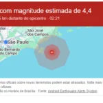 Google emite alerta de terremoto em São Paulo