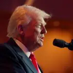 Donald Trump discursa durante evento com líderes cristãos | Foto: Casa Branca/Divulgação