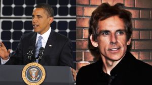 Barack Obama e Ben Stiller