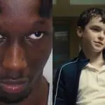 Adolescence, da Netflix, foi inspirado no crime cometido por Hassan Sentamu (à esquerda); na produção, o assassino é interpretado por Owen Cooper (direita) | Foto: Reprodução/Montagem/Revista Oeste