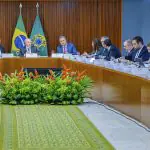 Presidente da República, Luiz Inácio Lula da Silva, durante reunião com governadores dos Estados, no Palácio do Planalto, em Brasília - 31.10.2024