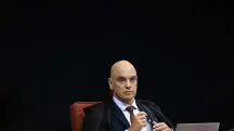 Ministro Alexandre de Moraes na sessão da 1ª Turma do STF (25/2/2025) | Foto: Rosinei Coutinho/STF