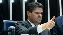 Davi Alcolumbre em sessão no Senado - 19/2/2025 | Foto: Marcos Oliveira/Agência Senado