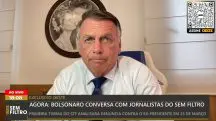 Jair Bolsonaro (PL) cede entrevista ao Oeste sem Filtro | Foto: Revista Oeste
