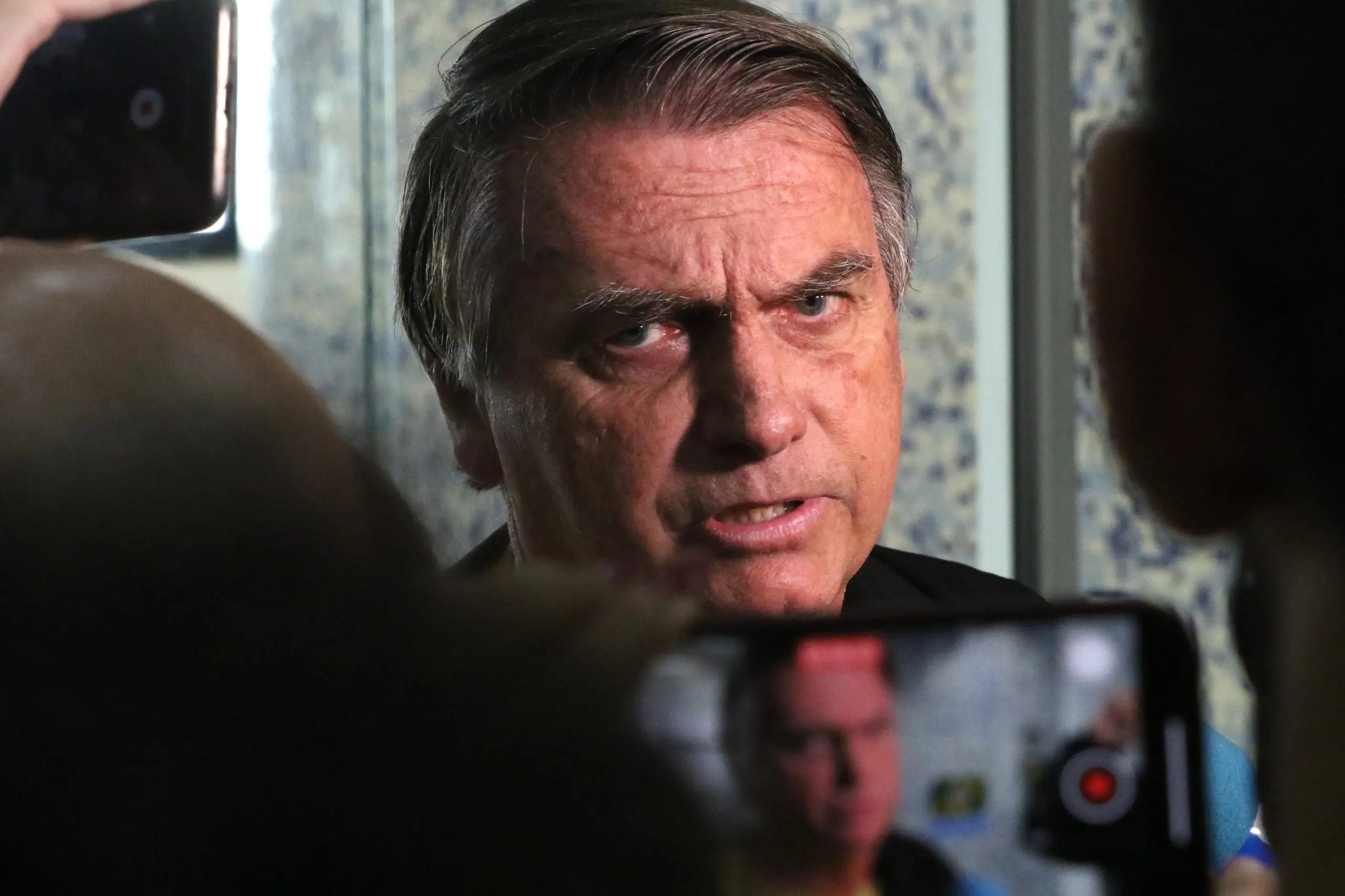 Bolsonaro se referiu à decisão da 1ª Turma do STF de negar o pedido de sua defesa para que o julgamento ocorresse no Plenário da Corte | Foto: Tânia Rêgo/Agência Brasil