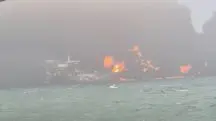 Stena Immaculate e Solong colisão oceano Reino Unido