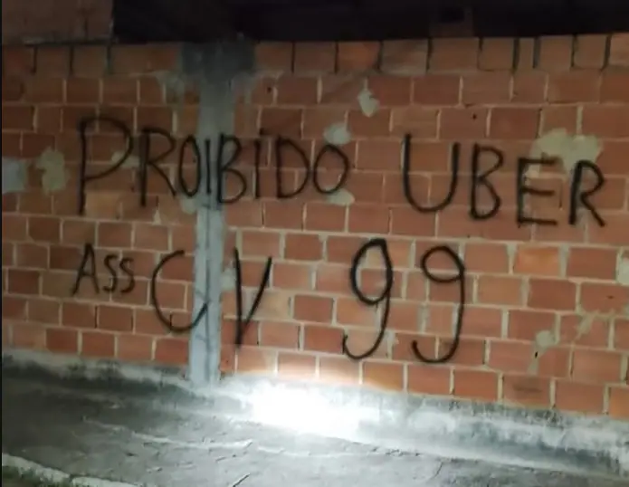 Comando Vermelho já havia feito este tipo de ameaça em outras regiões | Foto: Reprodução/redes sociais