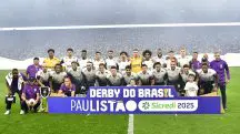 Partida entre Corinthians e Palmeiras, válida pela final do Campeonato Paulista, na Neo Química Arena, em São Paulo - 28/3/2025 | Eduardo Carmim/Agência o Dia/Estadão Conteúdo