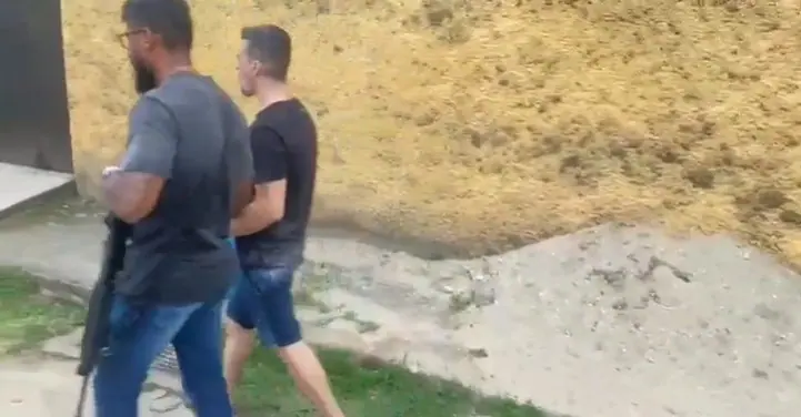 Momento da prisão de Diego Galdino | Foto: Divulgação/Polícia Civil