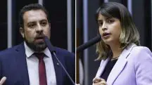 Boulos alegou que ficou sem internet. Já Tabata votou favoravelmente à continuação das emendas de relator | Foto: Pablo Valadares/Câmara dos Deputados