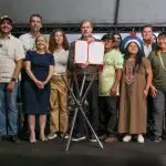 Evento da celebração do acordo entre Itaipu, AGU, Incra, Funai e Ministério dos Povos Indígenas