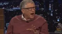 Bill Gates, durante entrevista: humanos não serão necessários para muitas coisas, segundo o empresário | Foto: Reprodução/YouTube
