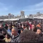 Manifestações palestinos contra o Hamas em Gaza