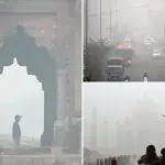 Imagens de Nova Delhi: capital da Índia é presença constante no ranking das cidades mais poluídas do mundo | Foto: Reprodução/Twitter/X