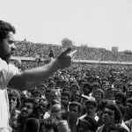 Lula discursando para metalúrgicos em 1979 | Foto: Reprodução/Wikipédia