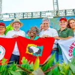 Lula em evento do MST