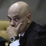 Alexandre de Moraes participa da sessão plenária do STF - 13/3/2025| Foto: Ton Molina/FotoArena/Estadão Conteúdo