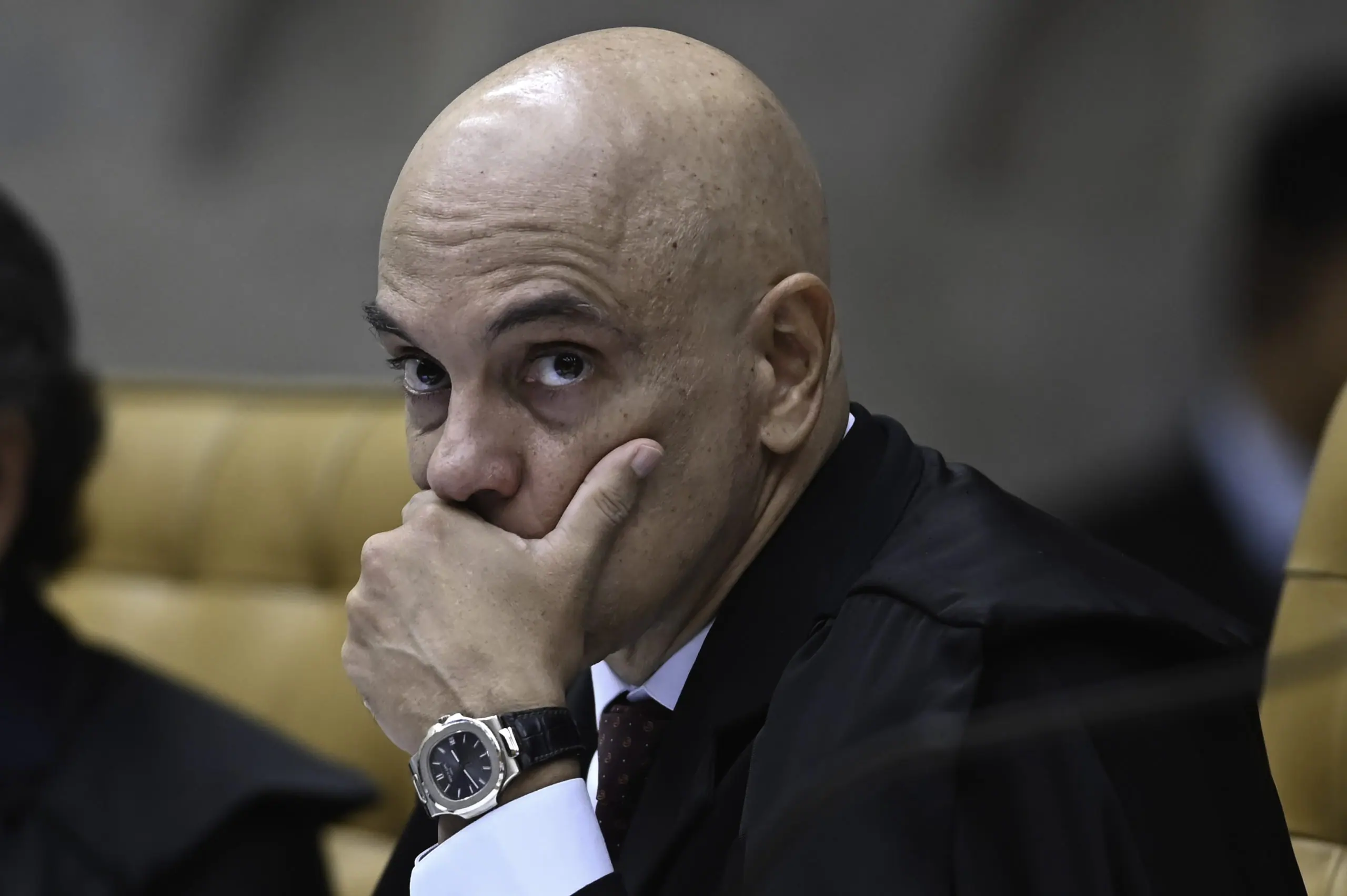 Alexandre de Moraes participa da sessão plenária do STF - 13/3/2025| Foto: Ton Molina/FotoArena/Estadão Conteúdo