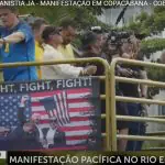 Discurso de Bolsonaro durante a transmissão ao vivo da Oeste no último domingo, 16, na Praia de Copacabana, RJ | Foto: Reprodução/YouTube