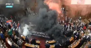 Apoiadores do governista Partido Progressista atacaram e feriram uma estudante | Foto: Reprodução/Redes sociais