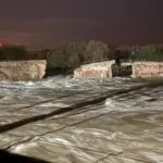 Ponte que desabou na Espanha em razão de fortes chuvas