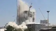 Prédio desaba depois de forte terremoto atingir Tailândia, Mianmar e China
