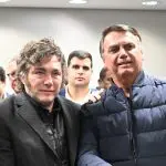 Presidente da Argentina, Javier Milei, e o ex-presidente do Brasil Jair Bolsonaro