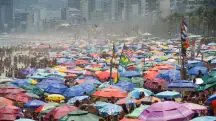 No Rio de Janeiro, a previsão do tempo mostra que as temperaturas devem variar entre 24ºC e 32ºC neste domingo, 2 | Foto: Tomaz Silva/Agência Brasil