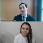 Débora dos Santos, em audiência com o gabinete do ministro Alexandre de Moraes. | Foto: Reprodução/STF