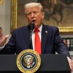 O presidente dos EUA, Donald Trump, fez primeiro discurso ao Congresso | Foto: Leah Millis/Reuters