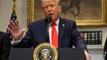O presidente dos EUA, Donald Trump, fez primeiro discurso ao Congresso | Foto: Leah Millis/Reuters