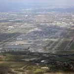 Aeroporto de Londres visto de cima