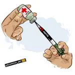 charge da semana - schmock arte - onu e hamas