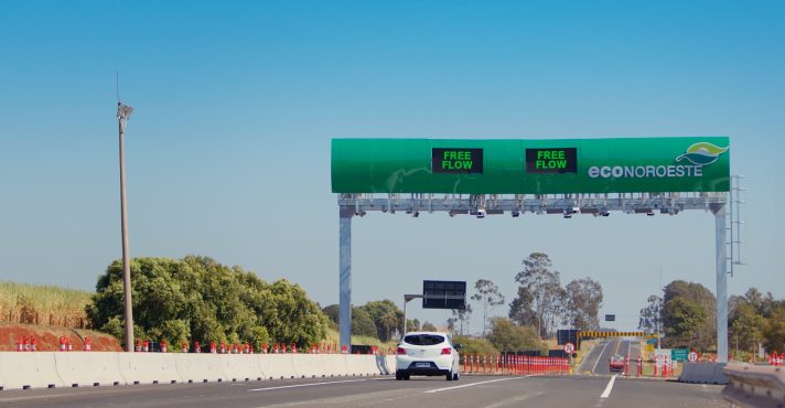O objetivo do pedágio free flow é aumentar o dinamismo nas rodovias e evitar o congestionamento na hora de pagar as tarifas | Foto: Reprodução/EcoNoroeste