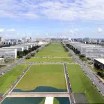 Brasil Visão aérea da Esplanada dos Ministérios, em Brasília, em alusão à nota sobre reuniões de ministros com Lula