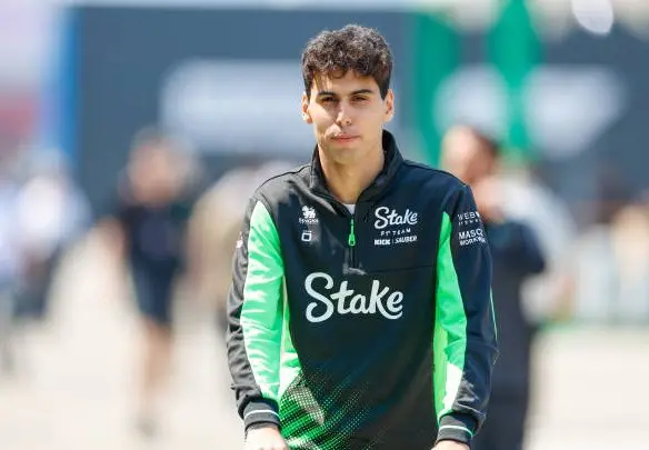 O brasileiro Gabriel Bortoleto, da Kick Sauber | Foto: Reprodução/Redes sociais