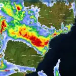 Frente fria traz chuvas intensas para o Brasil