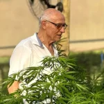 Eduardo Suplicy em plantação de maconha