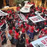 Militantes ocuparam a Trump Tower, em Nova York | Foto: Reprodução/X