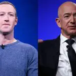 Mark Zuckerberg e Jeff Bezos estão na lista dos bilionários afetados pelo 'tarifaço' de Donald Trump | Foto: Reprodução/Redes sociais