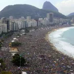 Papa Francisco em Copacabana | Foto: Reprodução/AFP