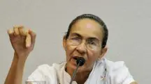 Pronunciamento de Heloísa Helena na Comissão de Direitos Humanos e Legislação Participativa do Senado. A mulher pode substituir Glauber Braga na Câmara dos Deputados
