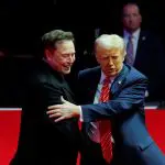 O presidente dos Estados Unidos, Donald Trump, e o empresário Sul-Africano Elon Musk, na Casa Branca | Foto: REUTERS/Brian Snyder/File Photo