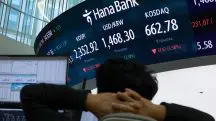 Bolsas de Valores na Ásia estão operando em queda nesta segunda-feira, 7 | FOTO: Yonhap/via REUTERS