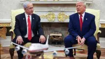 Benjamin Netanyahu, primeiro-ministro israelense, e Donald Trump, presidente dos EUA, no Salão Oval da Casa Branca, em Washington, EUA (7/4/2025) | Foto: Reuters/Kevin Mohatt