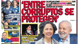 Jornal peruano critica Lula | Foto: Trome/Divulgação