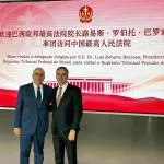 Presidente do Supremo Tribunal Federal (STF) do Brasil, ministro Luís Roberto Barroso, em agenda oficial na China, em 2024