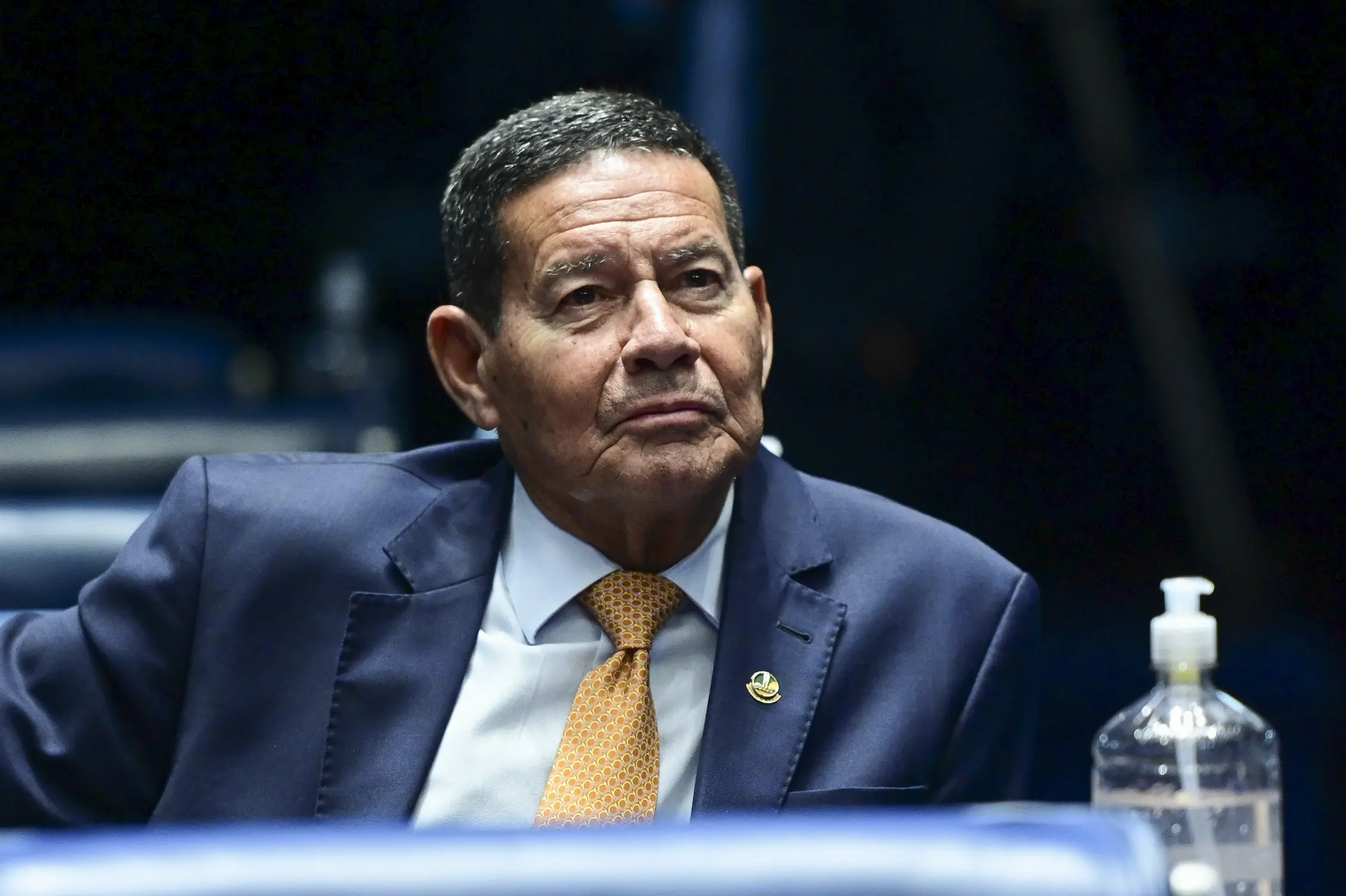 Mourão reafirma que prestou depoimento com base na verdade e sem pressões externas | Foto: Andressa Anholete/Agência Senado